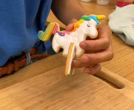 Rainbow Unicorn Cookies