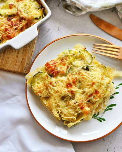 Lasagnes végé courgettes x chèvre frais