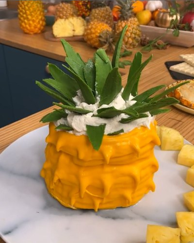 Creamy Pineapple Pastry