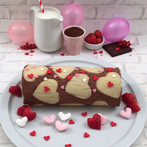 Le gâteau roulé de l’amour