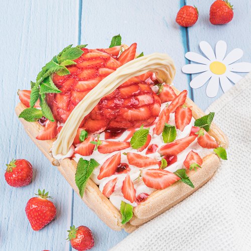Tiramisu aux fraises de l'été