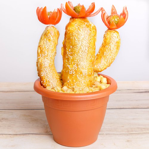 Sausage BBQ Cactus