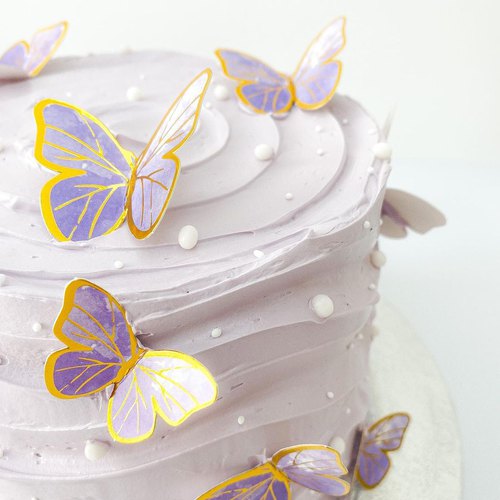 Butterfly layer cake