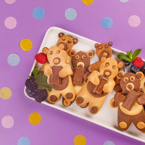 Teddy bear biscuits - Cooking with my kids