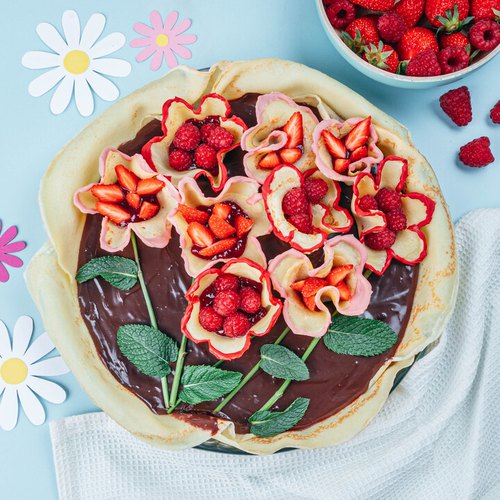 Flowery Crepe Bouquet