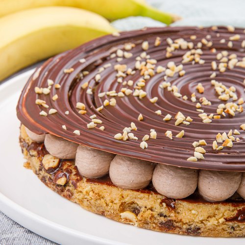 Giant Chocolate & Banana Cookie