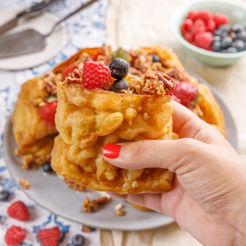 Fried Banana Pancake Pockets recipe by Chefclub US original 