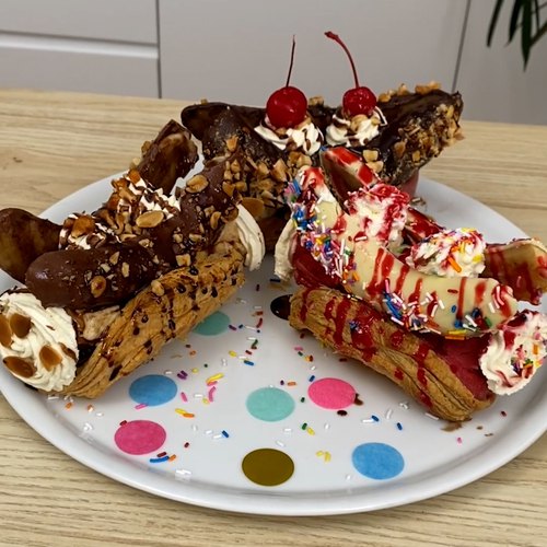 Ice Cream Sundae Tacos