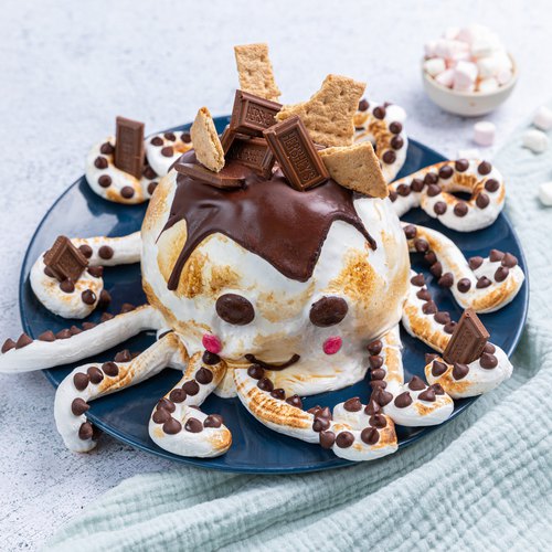Octopus S'mores Ice Cream