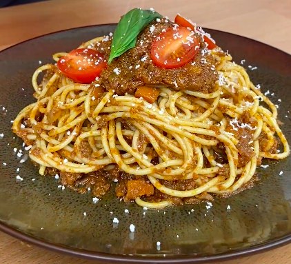 Spaghetti bolognaise végane