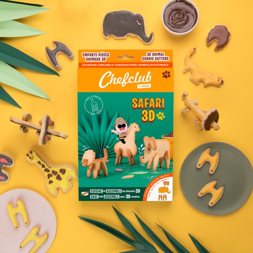 3D Safari Sugar Cookies