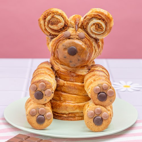 Teddy Bear Cookie Croissant