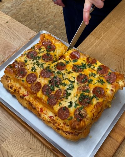 The Ultimate Stuffed Pizza