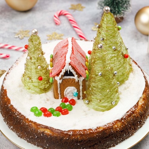 Holly Jolly Christmas Cake