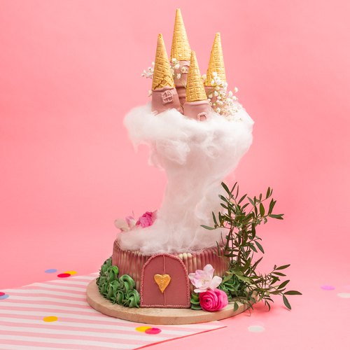 Enchanted Gravity Castle Cake