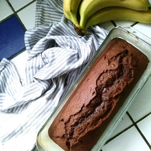 Cake chocolat banane