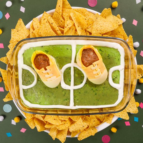 Shoe in avocado meatloaf