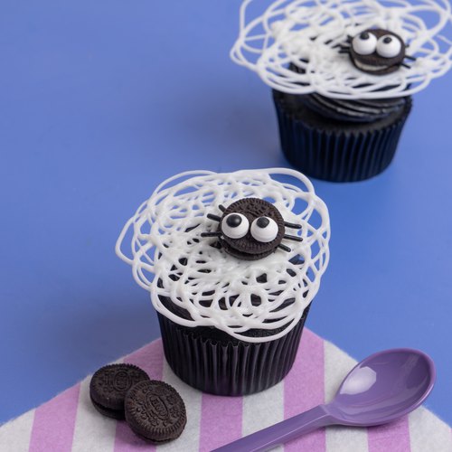 Cupcakes Araignées d’Halloween