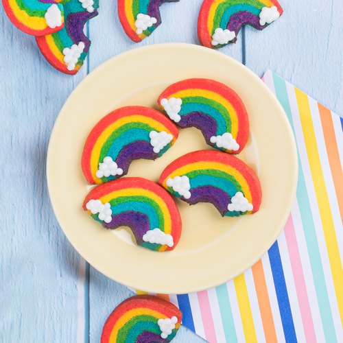 Cookies arco-íris