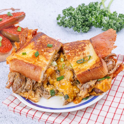 Flamin' Hot Birria Grilled Cheese