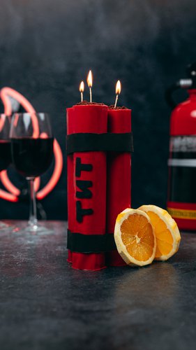 Smokin' Hot Red Wine Cocktail