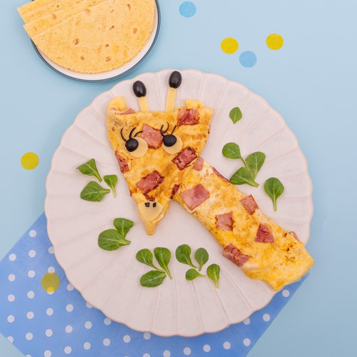 Giraffe Ham & Cheese Tortilla