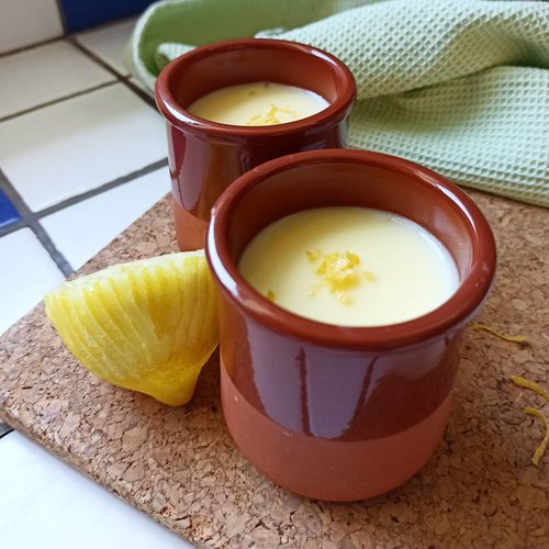 Crèmes dessert au citron maison