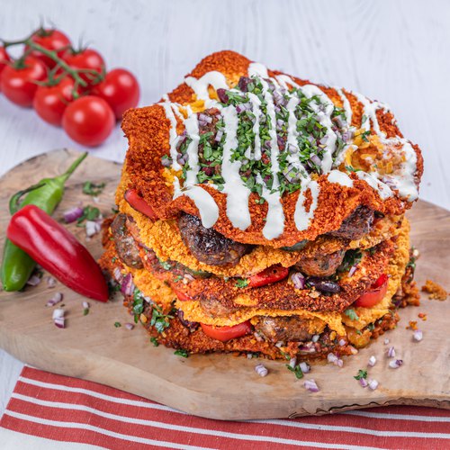 Crunchy Doritos Tostada Tower