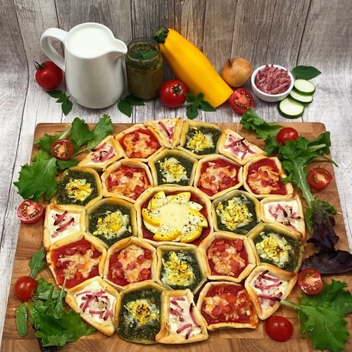 Mosaik-Pizza