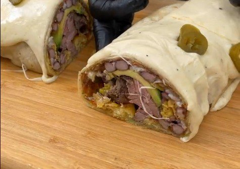 Stuffed Steak Quesarito