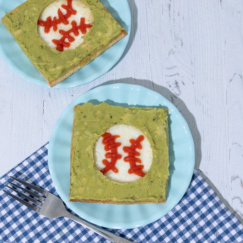 Baseball Guacamole Toast
