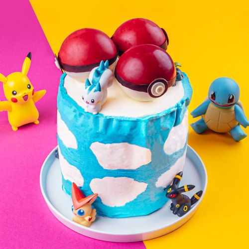 gateau de bonbons pokeball