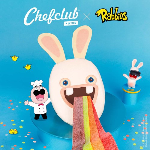 Rabbids Rainbow Cake and more kid's recipes by Chefclub