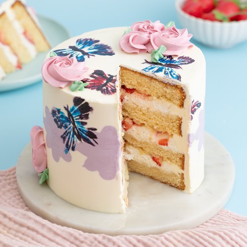 Bridgerton Royal Garden Cake