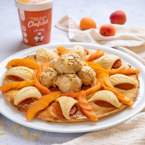 Apricot & Caramel Pie
