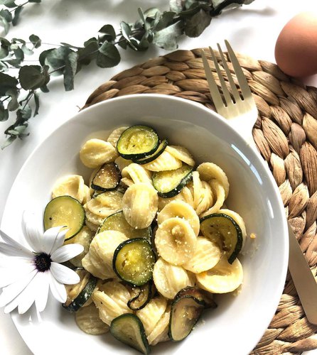 Pâtes aux courgettes