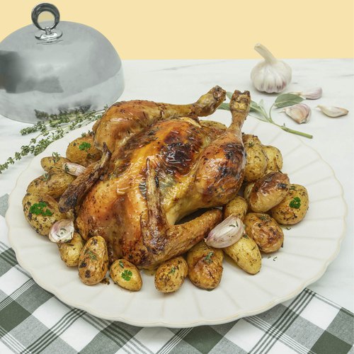 Roasted Chicken with Compound Butter