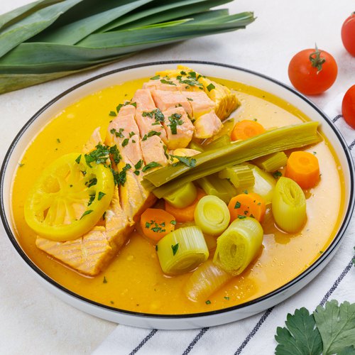 Salmon with Honey Sauce