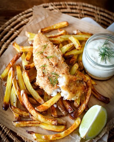 Fish and chips light