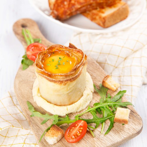 Toasted Eggs In A Cup