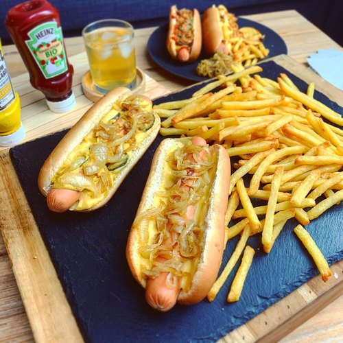 Hot-dog sauce au cheddar