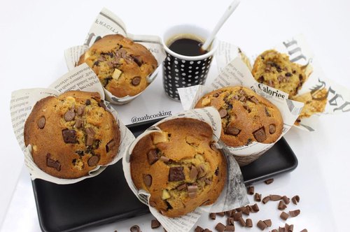 Muffins aux pépites de chocolat