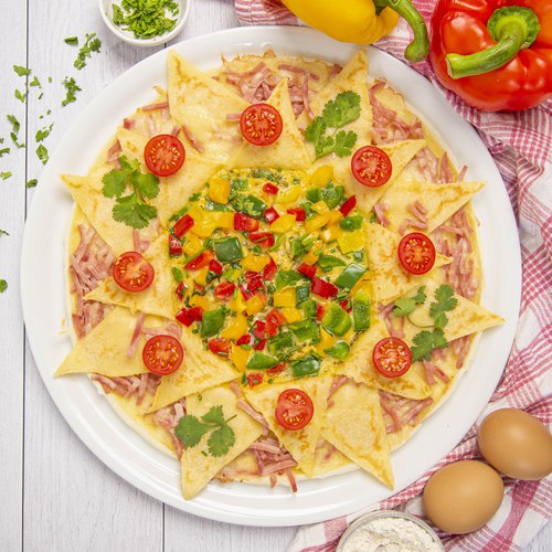 Crepe-omelete solar
