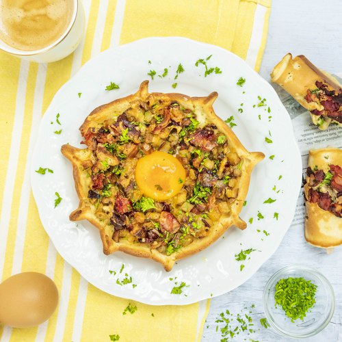 A Breakfast Ostrich Omelette recipe by Chefclub US original