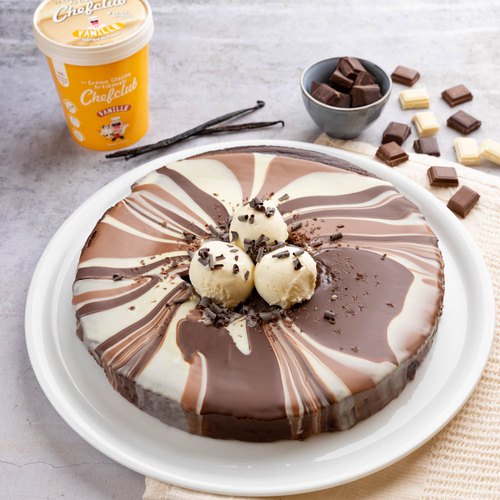 Chocolate Round Choco Chips cake - 500 grams, Packaging Type: Box,  Packaging Size: 9x9x5 Inch