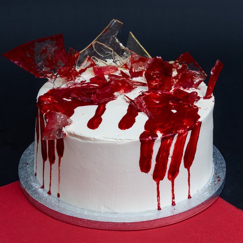 Halloween Horror Ice Cream Cake