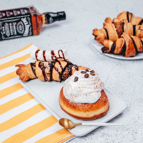 Donut Latte & Bourbon Ice Cream