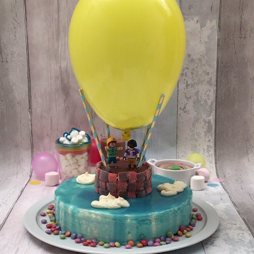 Gâteau montgolfière