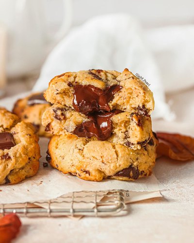 Cookies au chocolat et cranberries healthy