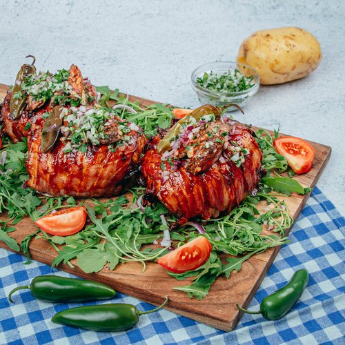 Birria Baked Potatoes